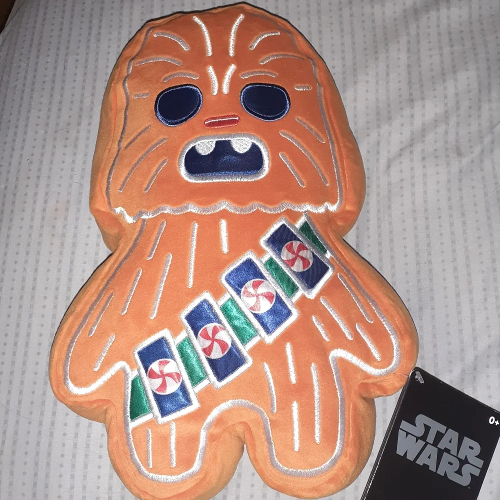 Disney | Chewbacca Gingerbread Plush Pillow